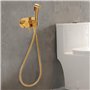 Douchette à main pour bidet - Kit d'hygiène personnelle - En acier inoxydable - Pistolet pulvérisateur réglable - Pour l'hygiène