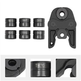 Pince à sertir pour tubes composites TH de type 16-20-26-32 avec 4 formes