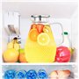 Carafe Eau, veecom 2,4 Litres Carafe Verre avec Couvercle, Pichet en Verre Borosilicaté avec Brosse, Pichet à Eau pour thé Glacé