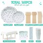 Party Vaisselle Kit Assiette Gobelet et Serv
