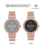 Verre de protection compatible avec Michael Kors Gen 5E Darci, verre trempé d'une dureté de 9H, film de protection d'écran anti-