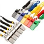 Hipat Lot de 12 sifflets de sport avec cordon