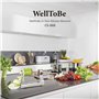 Spiraliseur WellToBe Coupe-légumes Spirale végétale 6 lames Courgette Pâtes et nouilles Spaghetti Spiralizer améliorée Spiralise