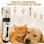 NWOUIIAY Tondeuse Chien Professionnel IPX7 Charge Rapide Tondeuse pour Chien Sans Fil à 5 Vitesses à Faible Bruit avec Ecran LCD