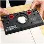 Milescraft 1342 Euro Charnière gabarit – Guide de perçage pour armoires encadrées et sans cadre Guide de perçage pour armoire en