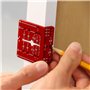 Milescraft 1342 Euro Charnière gabarit – Guide de perçage pour armoires encadrées et sans cadre Guide de perçage pour armoire en