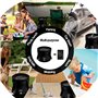 DQZSY Seau Pliable 12L Multifonctionnel - Conteneur d'eau pour la Pêche, Camping, Jardinage - Seau Pliant pour Bassin de Lavage