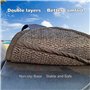 Pelucton Housse de Selle Moto Scooter avec Protection Solaire, Coussin de Siège Scooter en Maille Respirante, Protecteur de Sell