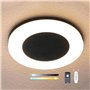Sytmhoe Plafonnier Extérieur Étanche Porte d Entrée Terrasse 18W 2700-6500K Variable Dimmable Avec Télécommande Et Application