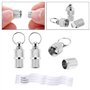 6PCS Tube D'étiquette D'identification de Chat Anti-Perdue étiquette-Adresse pour Chien Chat Pendentifs Porte-Adresse pour Colli