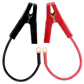 HuaLiSiJi Cable Pince Crocodile Voiture 8AWG 10 mm² Pince Crocodile avec Cable Batterie 12V 24V