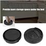 Rehausseur de Table, 8 pcs Pieds de Lit Rehausseurs de Meuble Augmenter Hauteur Lit Rehausseurs Empilables Pieds de Meubles Haut