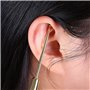 VOBOR Facial Roller Massager, Détecteur de points d'acupuncture Oreille faciale Acupoints Printemps Aiguille Roller Massage pour