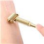 VOBOR Facial Roller Massager, Détecteur de points d'acupuncture Oreille faciale Acupoints Printemps Aiguille Roller Massage pour