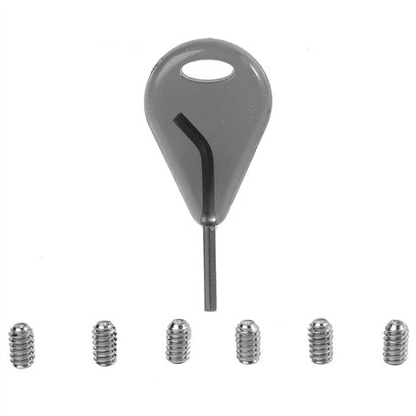 VOBOR Vis sans Tête Clé d'Aileron de Planche de Surf Surfboard Fin Key avec Vis à Tête Aileron de Planche Nautique
