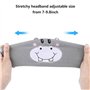 Suszian Casque sans Fil pour Enfants, Bandeau Bluetooth V5.0 pour Enfants, Masque de Sommeil Bluetooth, Bandeau Souple avec Haut
