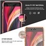 Gnews Coque pour iPhone SE 3/2 (modèle 2022/2020) Housse, Coque pour iPhone 7/8 Coque Transparent Silicone TPU Case Intégral 360