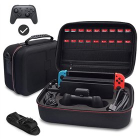 Étui pour Nintendo Switch - LYCEBELL Housse Sacoche de Transport à Coque Rigide Anti Choc pour Console Switch