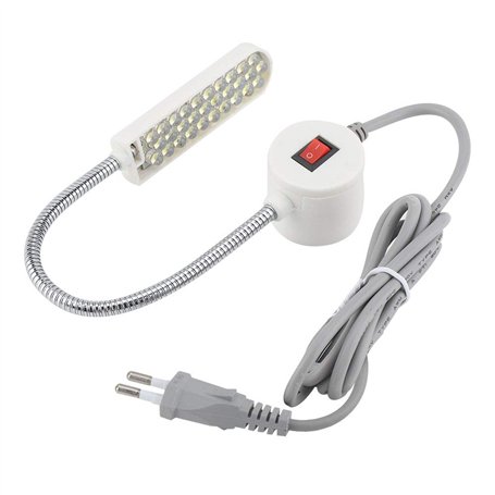 Jadeshay Lampe Machine A Coudre - Lampe de Col de Cygne de Travail Légère 30 LED avec Base magnétique pour Tours