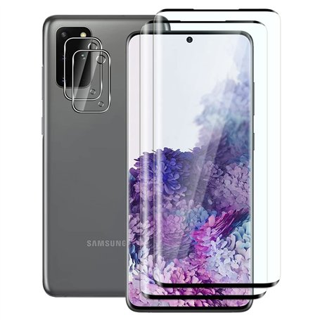 FWang Verre trempé compatible avec Samsung Galaxy S20 PLUS