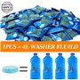 100 Pièces Pastille Lave Glace pour Pare-Brise Auto, Liquide Lave Glace Voiture Convient aux tablettes de nettoyage pour vitres,