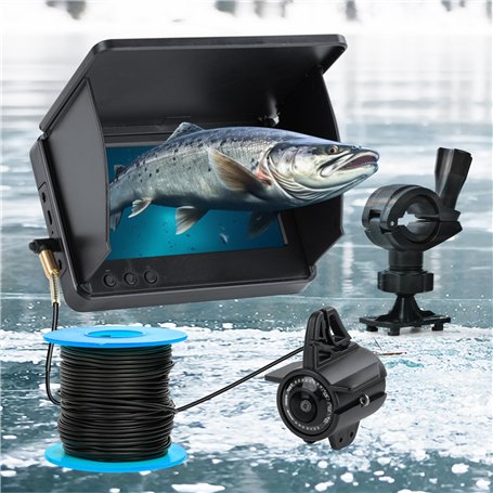 YQXTOOEL Caméra de pêche sous-marine avec ligne de 30 m
