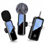 Dralud Micro Lavalier sans Fil pour iPhone Android: Mini Micro-Cravate avec Suppression Intelligente du Bruit