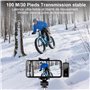 Dralud Micro Lavalier sans Fil pour iPhone Android: Mini Micro-Cravate avec Suppression Intelligente du Bruit, Portée 100pi pour