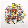 Bessy shop 100pcs Figurines des Personnes Peintes pour Modele Train Echelle Ho(1:100) Figurines peintes pour Modèle de Train