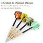 12 Pièces Flechette Pointe Acier Fléchettes Pointe Acier Flechettes Pointes Acier Fléchette Darts en Métal Jeu de Fléchettes Pro