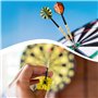 12 Pièces Flechette Pointe Acier Fléchettes Pointe Acier Flechettes Pointes Acier Fléchette Darts en Métal Jeu de Fléchettes Pro