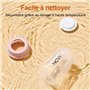 NCVI Biberons de conservation du lait maternel, biberons avec tétines et bouchons de voyage, anti-colique, sans BPA, 4,7oz/140ml