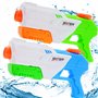 Paochocky Kit de Pistolet à Eau Jouets 1400ml portée de 10m pour fêtes Estivales en Plein air Piscine Jardin Plage D'été Cadeau
