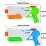 Paochocky Kit de Pistolet à Eau Jouets 1400ml portée de 10m pour fêtes Estivales en Plein air Piscine Jardin Plage D'été Cadeau 