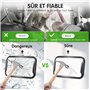 Vinabo Miroir Voiture Bébé, Incassable Rétroviseur bébé, 360° Rotation Réglables Retroviseur Voiture Bébé, Miroir Siège Arrière 
