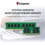 Kingston Technology 16GB DDR4 2400MHz Module de mémoire 16 Go 1 x 16 Go