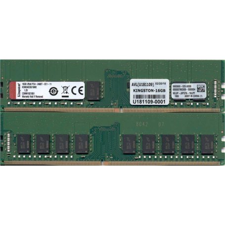 Kingston Technology Server Premier - DDR4-16 Go - DIMM 288 Broches - 2400 MHz / PC4-19200 - CL17-1.2 V - mémoire sans Tampon - E