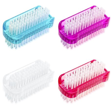 zoerbufan 4 Pièces Brosse à Ongles Double Face