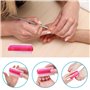 zoerbufan 4 Pièces Brosse à Ongles Double Face, Brosse a Ongles Main, Brosse de Nettoyage Pour Nettoyer Les Cuticules, Les Ongle