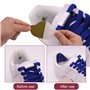 zoerbufan Lot de 30 Réparation de Talon de Chaussure Patch, Auto-Adhésif Protege Talon Chaussure, Patch Réparation Chaussure Aut