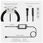 CHNXU Spot Encastrable LED pour Terrasse,Spot Encastré en DC12V IP67 Etanche Ø60mm Acier Inoxydable Exterieur luminaire,Eclairag