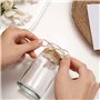 Otauoaea Lot de 12 Mini Vases en Verre, 130ML Petits Récipients à Fleurs Décoratifs Avec Ficelle - Pour Décorations de Table Mod