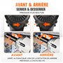 LiTHELi Clé à Chocs sans Fil Brushless 1/2" (12.7mm), 450 N·m Boulonneuse à Choc Electrique 3 Vitesses Réglables, avec Batterie 