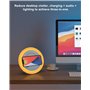 Skaaisont Enceinte Bluetooth Veilleuses, Lampe de Chevet avec Chargeur Sans Fil, Meilleures Idées Festival Cadeau Pour Fille, Ga