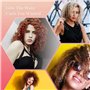 30 Pièces Permanente Cheveux Boucle Kit de Taille Moyenne, Bigoudis Cheveux de 0,75 Pouce,Kits de Perm à Bigoudi pour Femmes,pou
