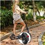 Garde-Boue Arrière en Métal,Garde-Boue Arrière De Scooter Electrique avec des Vis,Garde-Boue Arrière Métal,Garde Boue pour Trott