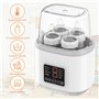 Chauffe Biberon, Chauffe Biberon Portable pour Lait Maternel, 8 Modes de Fonctionnement Chauffe-Biberons, Chauffe Biberon Mam Co