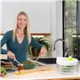 Newaner Essoreuse à Salade Professionnelle, Couverts à Salade Grande Capacité (3L), Essorage Facile et Rapide, Gain de Place, Ut