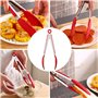 Newaner Pinces de cuisine en Acier inoxydable 9 pouces, Pinces à Barbecue avec embouts en silicone - Pince en silicone de qualit