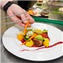 Newaner Pince de cuisine en acier inoxydabl, 30cm Pinces à barbecue surface de préhension nervurée, parfait pour chefs, gourmand